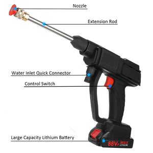 Cordless High Pressure Washer with 2 Batteries